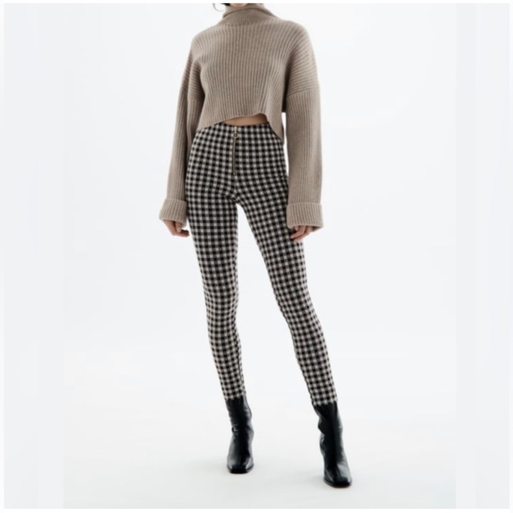 Zara Gingham Leggings